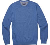 Strickpullover MARVELIS, Herren, Gr. M, nürnbergerblau, Strick, Obermaterial: 100% Baumwolle, regular fit, Rundhals, Rippbündchen, Pullover Strickpullover, Rundhals, Baumwolle, regular fit (54407851-M