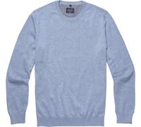 Marvelis Herren Pullover Casual Fit Rundhals Einfarbig Hellblau, Größe:XL
