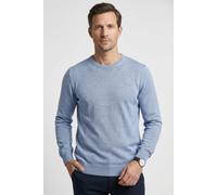 Marvelis Pullover Modern Fit Rundhals 100% Baumwolle Hellblau Einfarbig XXL