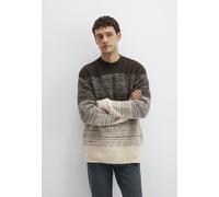 Strickpullover MAVI "CREW NECK SWEATER", Herren, Gr. XXL, seal braun, Feinstrick, 36% Wolle, 30% Polyamid, 20% Baumwolle, 12% Acryl, 2% Polyester, normal normal, Rundhals, normaler Saum, Pullover Stri