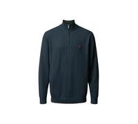 Strickpullover MCS "MCS Sweater MCEli", Herren, Gr. S, schwarz sapphire, Obermaterial: 100% Baumwolle, Pullover Strickpullover (74318207-S)