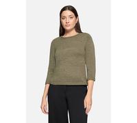 Strickpullover mit 3/4 Arm Dusty Olive 40