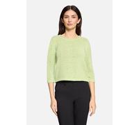 Strickpullover BETTY BARCLAY "Damen mit 3/4 Arm", Damen, Gr. 36, foam grün, Strick, Obermaterial: 65% Polyacryl, 35% Polyamid, Basic, gerade normal, Rundhals, Pullover Strickpullover (99549620-36) foa