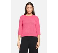 Strickpullover BETTY BARCLAY "Damen mit 3/4 Arm", Damen, Gr. 38, pink flambé, Strick, Obermaterial: 65% Polyacryl, 35% Polyamid, Basic, gerade normal, Rundhals, Pullover Strickpullover (97973169-38) p