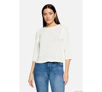 Strickpullover BETTY BARCLAY "Damen mit 3/4 Arm", Damen, Gr. 48, rohweiß, Strick, Obermaterial: 65% Polyacryl, 35% Polyamid, Basic, gerade normal, Rundhals, Pullover Strickpullover (56622018-48) rohwe