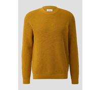Strickpullover mit Crew Neck und Strukturmuster XL gelb 2172249.1622.XL