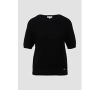 Strickpullover mit feiner Rippstruktur 32 schwarz 2163623.9999.32