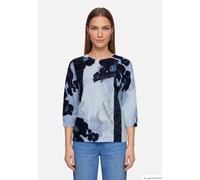 Strickpullover BETTY BARCLAY "Damen mit Fledermausärmeln", Damen, Gr. 40, blau (light blau, blau), Strick, Obermaterial: 100% Baumwolle, lässig geschnitten normal, Rundhals, Pullover Strickpullover (8