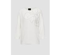 Strickpullover mit Fledermausärmeln und Schmuckperlen 38 creme 2168711.0200.38