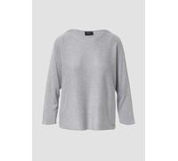 Strickpullover mit Glitzergarn und 3/4-Fledermausärmeln 34 grau 2171564.91X0.34