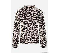 Strickpullover BETTY BARCLAY "Damen mit Jacquard", Damen, Gr. 48, schwarz-weiß (patch schwarz, beige), Strick, Obermaterial: 50% Baumwolle, 50% Polyacryl, figurumspielend lang, Pullover Strickpullover