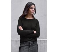 Strickpullover STREET ONE STUDIO, Damen, Gr. 38, schwarz, Stoff, 30% Polyester, 27% Polyacryl, 23% Polyamid, 20% Viskose, unifarben, comfort fit normal, Rundhals, Rippbündchen, Pullover Strickpullover