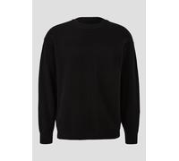 Strickpullover mit Layering XXL schwarz 2172410.9999.XXL