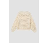 Strickpullover mit Lochmuster 140 Beige 2169468.0406.140