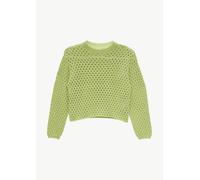 Strickpullover mit Lochmuster im Boxy-Schnitt XL grün 2149561.7405.XL