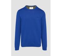 Strickpullover mit Logo-Stickerei XXL blau 2156055.5612.XXL