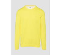 s.Oliver RED LABEL Regular Fit Strickpullover aus reiner Baumwolle in Gelb, Größe XXL