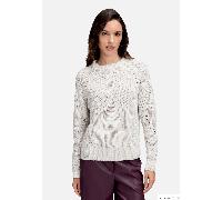 BETTY & CO Strickpullover mit Lurexfaden - cream 38