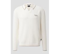 Strickpullover mit Polokragen L creme 2173115.0300.L