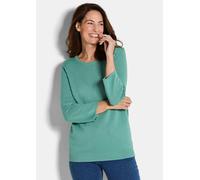 Strickpullover mit Pünktchenmuster grün 46