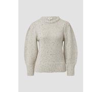 Strickpullover mit Puffärmeln aus Baumwollmix 32 creme 2168129.04X3.32