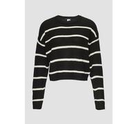 Strickpullover mit Ringeln XL creme|schwarz 2158979.05G0.XL