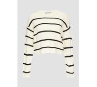 Strickpullover mit Ringeln XXL creme|schwarz 2158979.99G0.XXL