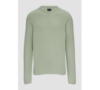 Strickpullover mit Rippstruktur L grün 2151020.7219.L