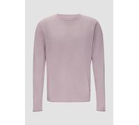 Strickpullover mit Rollsaum und Wascheffekt XXL lila 2147793.4216.XXL