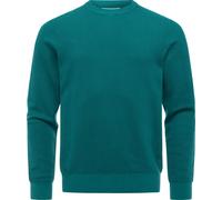 Strickpullover mit Rundhals-Ausschnitt "Orien" Teal Green XL