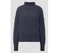 Strickpullover QS, Damen, Gr. XS, navy, Obermaterial: 50% Baumwolle, 50% Polyacryl, Pullover (16901701-XS) navy