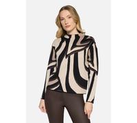 Strickpullover BETTY BARCLAY "Damen mit Stehkragen", Damen, Gr. 38, beige, taupe, Strick, Obermaterial: 45% Viskose, 24% Polyester, 21% Polyamid, 10% Polyester, gerade normal, Pullover Strickpullover