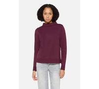 Betty Barclay Strickpullover mit gerippten Abschlüssen in Bordeaux, Größe 44