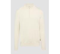 Strickpullover mit Troyer-Kragen und Seide S creme 2152602.0330.S