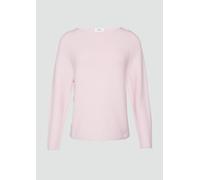 Strickpullover mit U-Boot-Ausschnitt und Rollsaum 44 Rosa 2161754.4101.44
