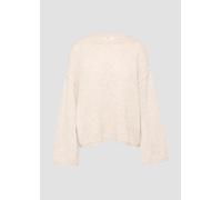 Strickpullover mit weiten Ärmeln im Relaxed Fit 38 Beige