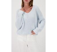 monari - Chenille-Pullover ice blue - Gr. - 46