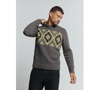 Strickpullover NO EXCESS Gr. XL, grau (dark grey) Herren Pullover Grobstrickpullover (94790435-XL) dark grey