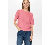 Strickpullover NÜMPH "Nümph Jumper NUMISJA", Damen, Gr. S, pink lemonade, Obermaterial: 76% Viskose, 16% Polyester, 8% Metall, Pullover Strickpullover (18080043-S) pink lemonade