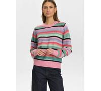 Strickpullover NÜMPH "Nümph Sweater NUELIN", Damen, Gr. L, pink cosmos, Obermaterial: 35% Polyester, 20% Wolle, 20% Polyacryl, 15% Polyamid, 10% Alpaka, Pullover Strickpullover (62918643-L)