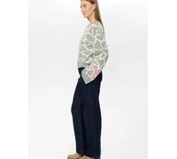 Strickpullover NÜMPH "Nümph Sweater NUGRIF", Damen, Gr. XL, medium grau mel, Obermaterial: 38% Polyamid, 27% Baumwolle, 16% Polyacryl, 15% Wolle, 4% Alpaka, Pullover Strickpullover (30692908-XL) mediu