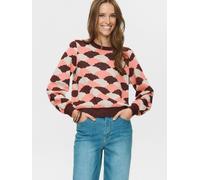 Strickpullover NÜMPH "Nümph Sweater NULILA", Damen, Gr. S, pink lemonade, Obermaterial: 41% Viskose, 34% Polyester, 19% Polyamid, 6% Metall, Pullover (11165722-S) pink lemonade