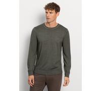 Strickpullover OLYMP "OLYMP Casual Strick", Herren, Gr. 3XL, dunkelgrün, 100% Schurwolle, Pullover Strickpullover (17878667-XXXL)