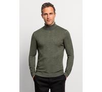 Strickpullover OLYMP "OLYMP Casual Strick", Herren, Gr. 3XL, dunkelgrün, 100% Schurwolle, Pullover Strickpullover (84794468-XXXL) dunkelgrün