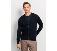 Strickpullover OLYMP "OLYMP Casual Strick", Herren, Gr. L, marine, 100% Schurwolle, Pullover Strickpullover (21105433-L) marine