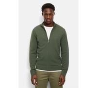 Strickpullover OLYMP "OLYMP Casual Strick", Herren, Gr. L, oliv, 100% Schurwolle, Pullover Strickpullover (76589557-L) oliv