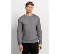 Strickpullover OLYMP "OLYMP Casual Strick", Herren, Gr. M, stein, 100% Schurwolle, Pullover Strickpullover (96004837-M) stein