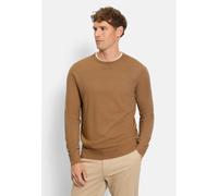 OLYMP Casual Regular Fit Pullover nougat, Einfarbig