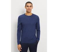 Strickpullover OLYMP "OLYMP Casual Strick", Herren, Gr. XXL, royal, 85% Schurwolle, 15% Seide, Pullover Strickpullover (34480152-XXL) royal