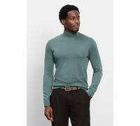 Strickpullover OLYMP "OLYMP Casual Strick, Pullover", Herren, Gr. 3XL, grün, 50% Baumwolle, 50% Lyocell, Pullover Strickpullover (71854920-XXXL) grün